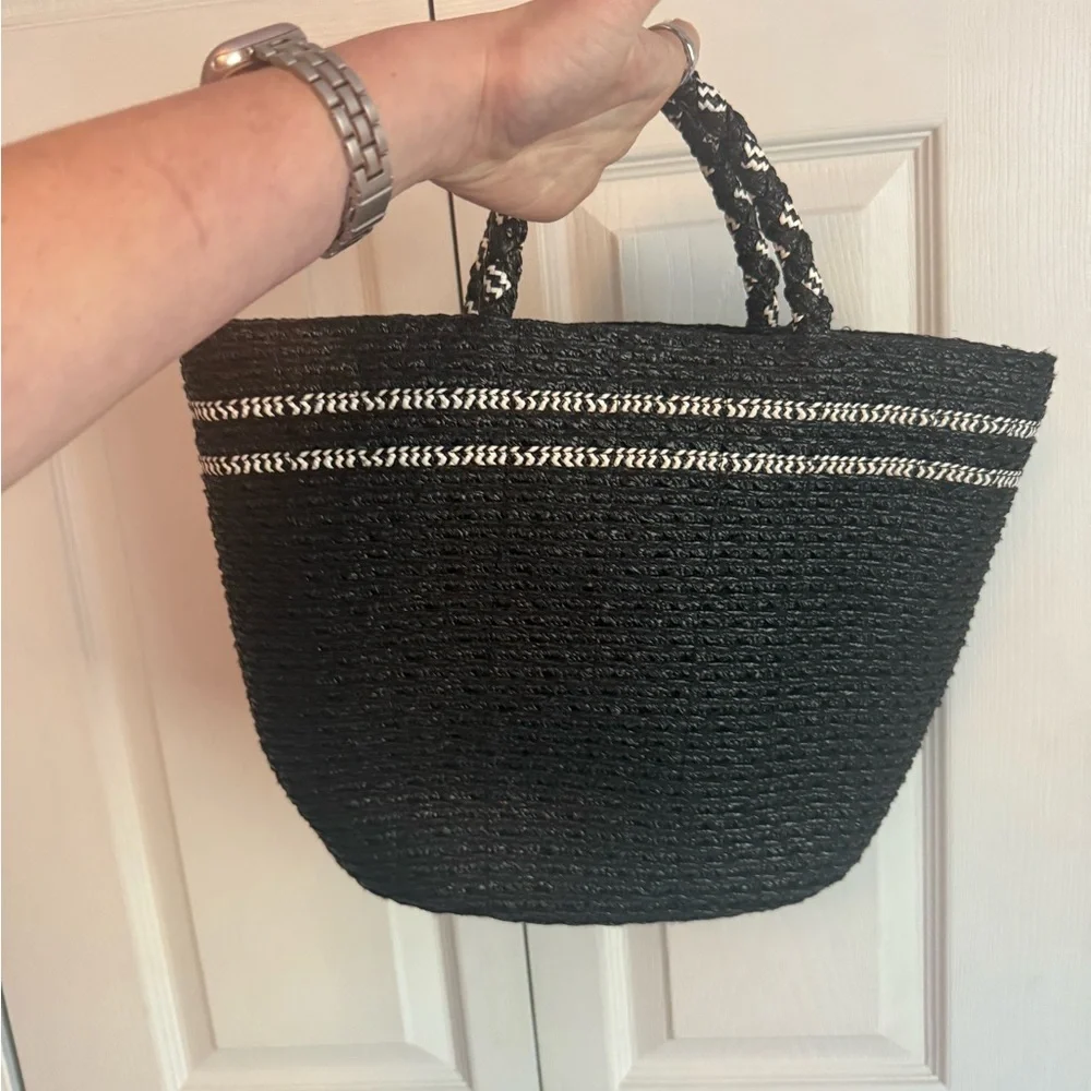Eric Javits New York Bow Straw Tote